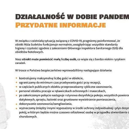 Róża Sudetów Nocleg ze śniadaniem
